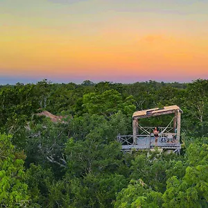 **** Campsite Treehouse H2ojos Mexico